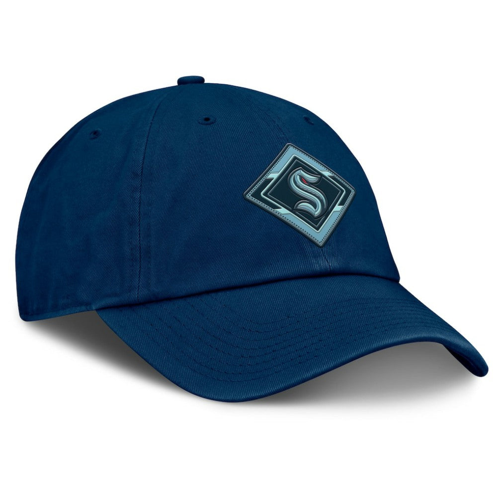 Seattle Kraken Fanatics Women's Authentic Pro Rink Adjustable Hat - Deep Sea Blue Hats