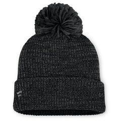 Toronto Maple Leafs Fanatics Women's Authentic Pro Road Cuffed Knit Hat with Pom - Black Hats
