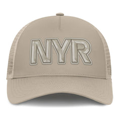New York Rangers Fanatics Women's Authentic Pro Road Trucker Adjustable Hat - Tan Hats