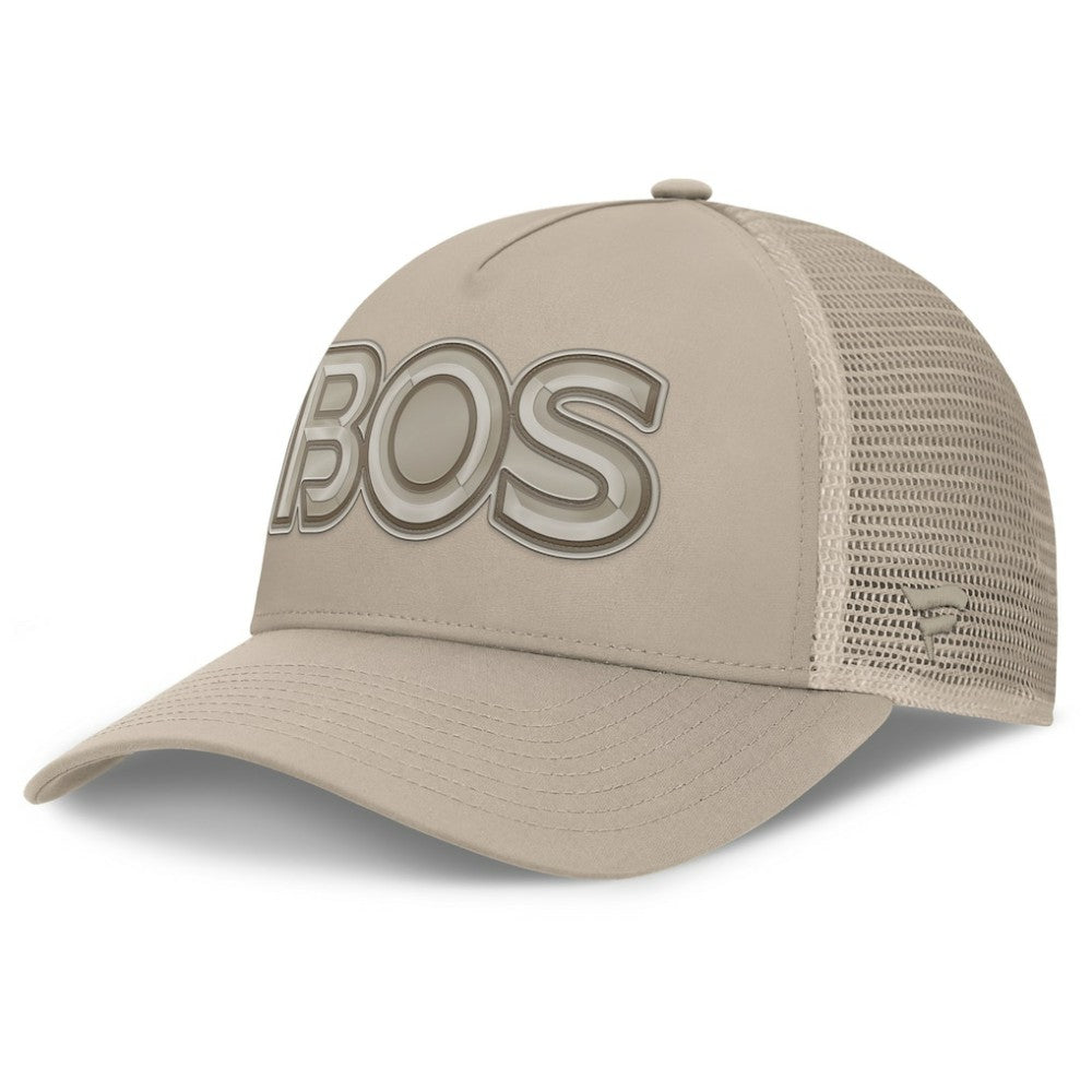 Boston Bruins Fanatics Women's Authentic Pro Road Trucker Adjustable Hat - Tan Hats