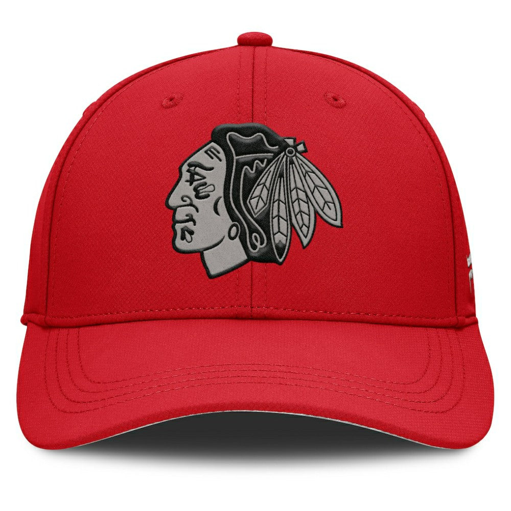 Chicago Blackhawks Fanatics Homage Adjustable Hat - Red Hats