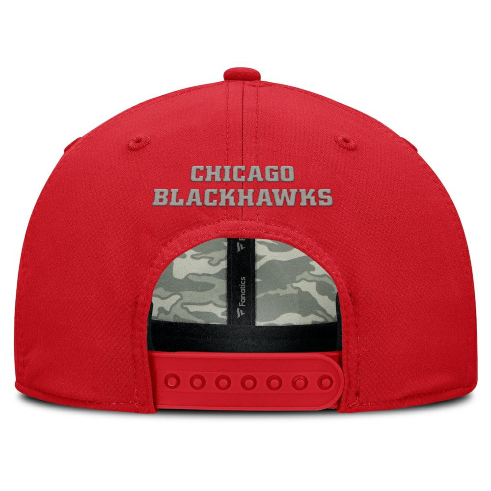Chicago Blackhawks Fanatics Homage Adjustable Hat - Red Hats