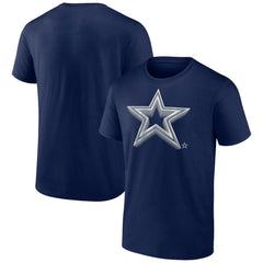 Dallas Cowboys Chrome Dimension T-Shirt - Navy outlet