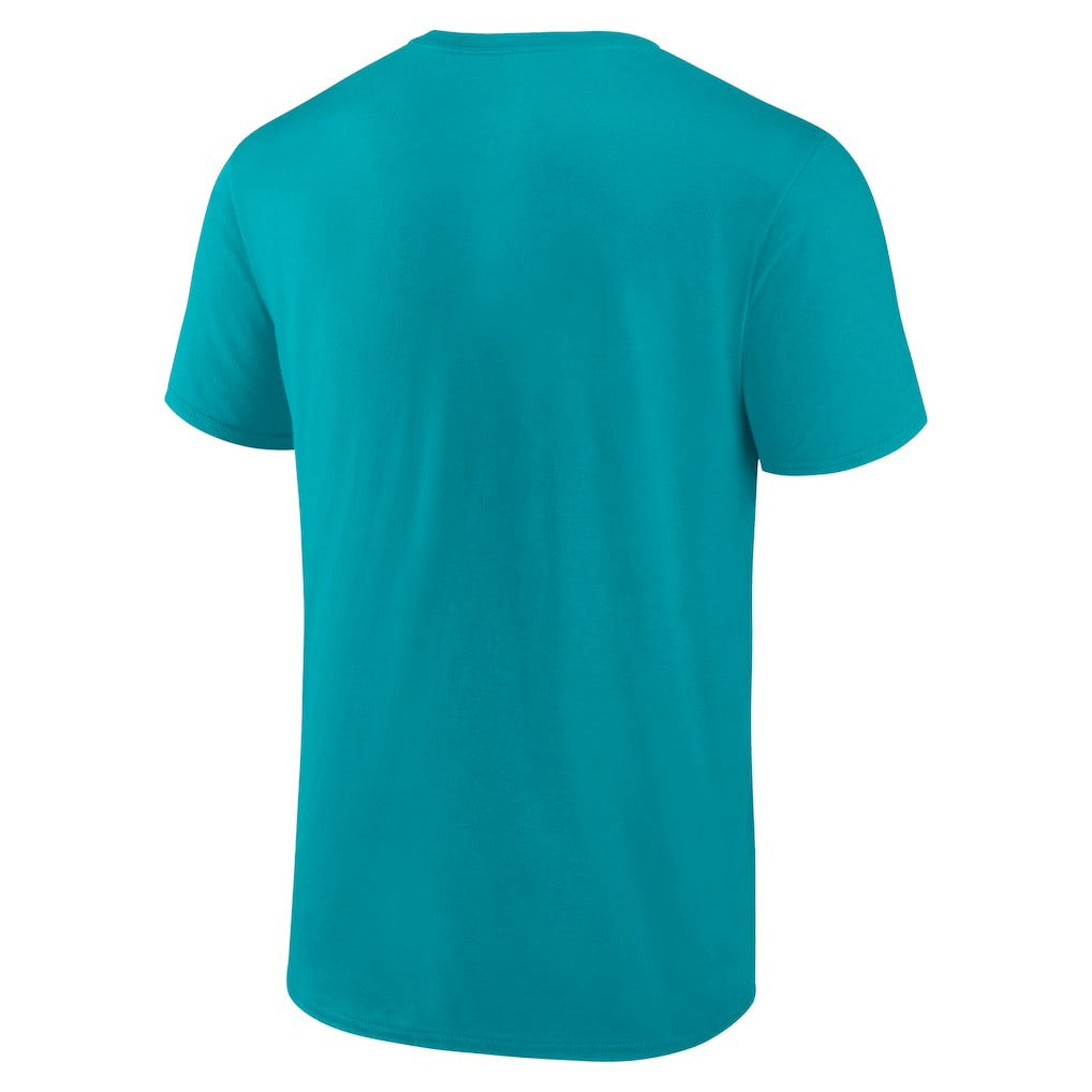 Miami Dolphins Chrome Dimension T-Shirt - Aqua discount