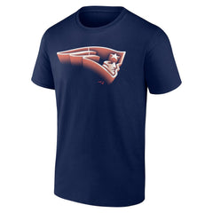 New England Patriots Chrome Dimension T-Shirt - Navy for sale