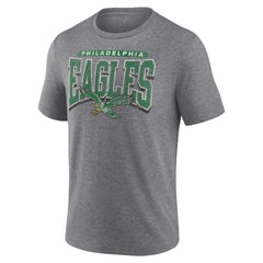 Philadelphia Eagles Warped Block Tri-Blend T-Shirt - Heather Gray cheap