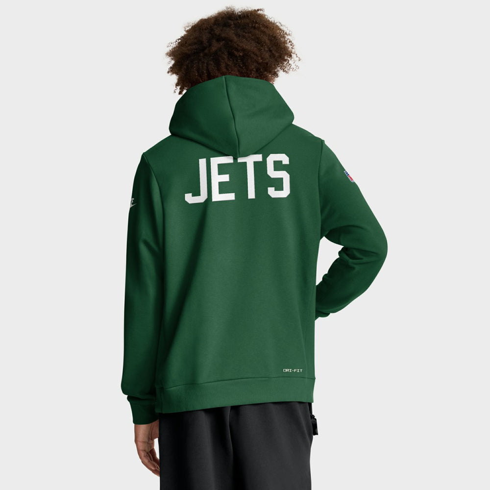 New York Jets Sideline Standard Issue Alt 2 Dri-FIT Hoodie - Green for sale