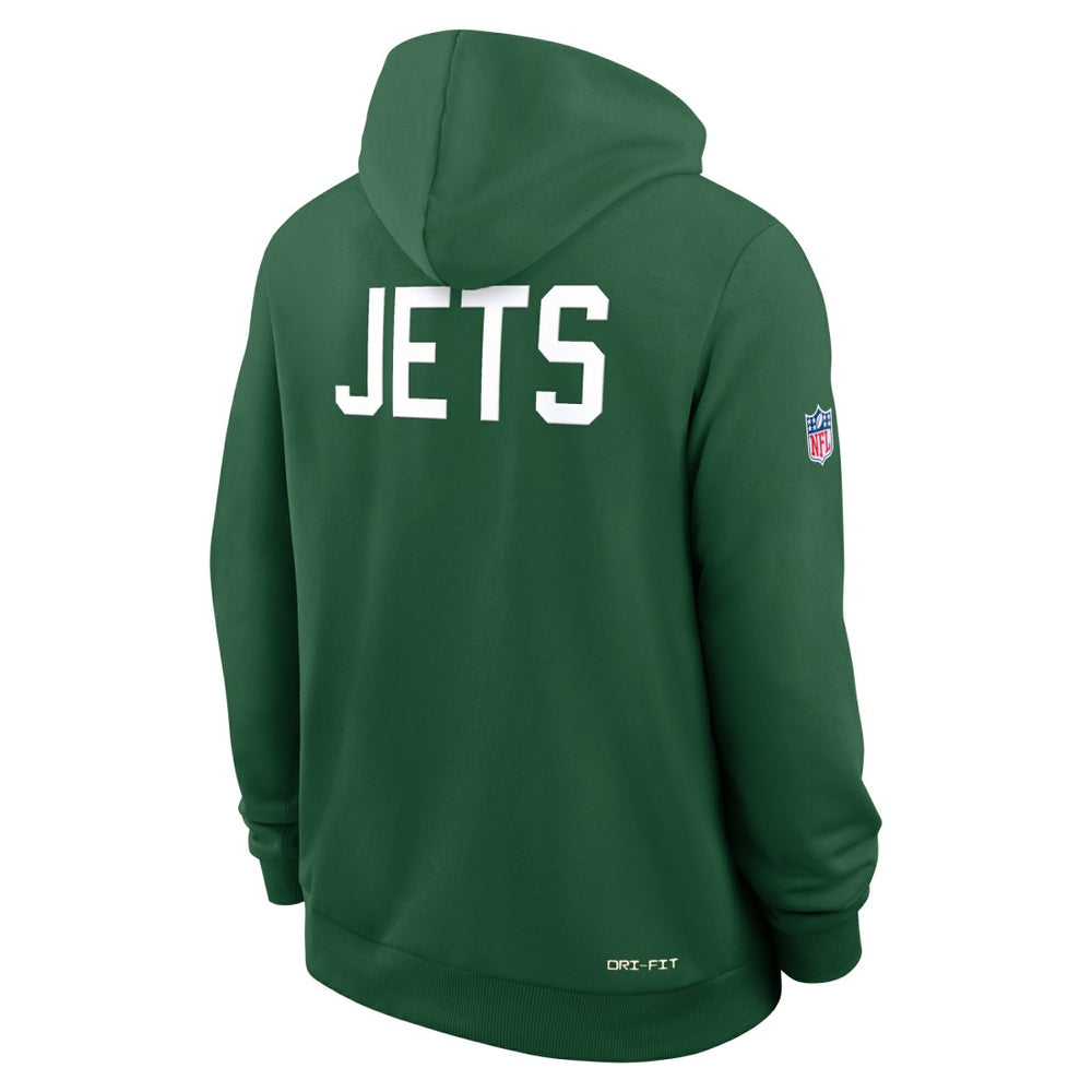 New York Jets Sideline Standard Issue Alt 2 Dri-FIT Hoodie - Green for sale