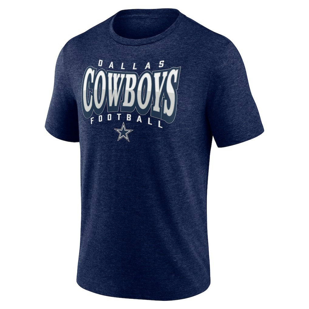 Dallas Cowboys Divided Warp Tri-Blend T-Shirt - Navy online