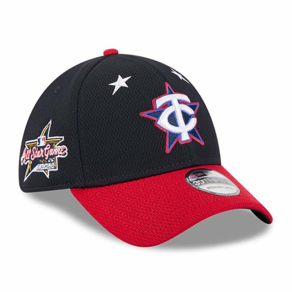Minnesota Twins 2025 MLB All-Star Game Workout 39THIRTY Flex Hat Navy/Red
