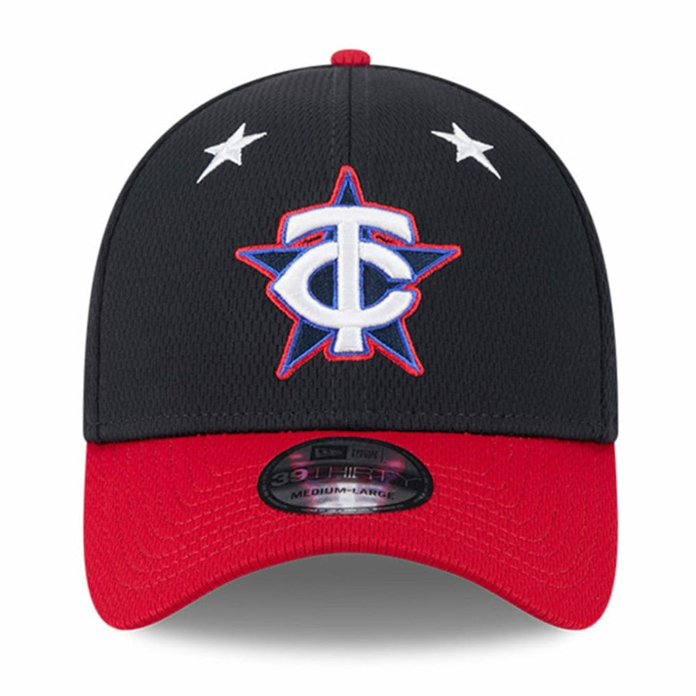 Minnesota Twins 2025 MLB All-Star Game Workout 39THIRTY Flex Hat Navy/Red