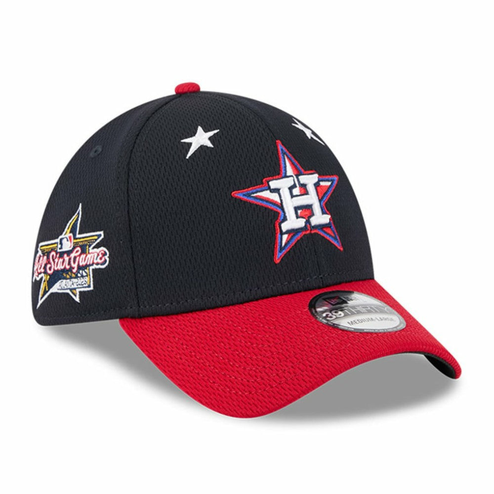 Houston Astros 2025 MLB All-Star Game Workout 39THIRTY Flex Hat Navy/Red