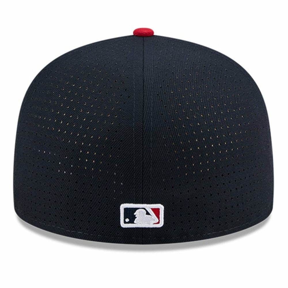 Chicago White Sox 2025 MLB All-Star Game Workout Side Patch 59FIFTY Fitted Hat Navy/Red