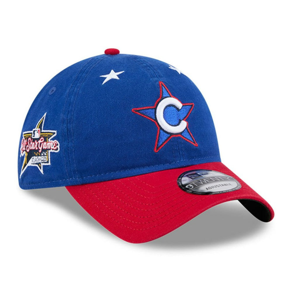 Chicago Cubs 2025 MLB All-Star Game Workout 9TWENTY Adjustable Hat Blue/Red