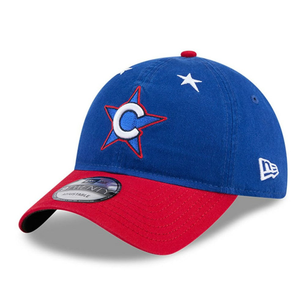 Chicago Cubs 2025 MLB All-Star Game Workout 9TWENTY Adjustable Hat Blue/Red