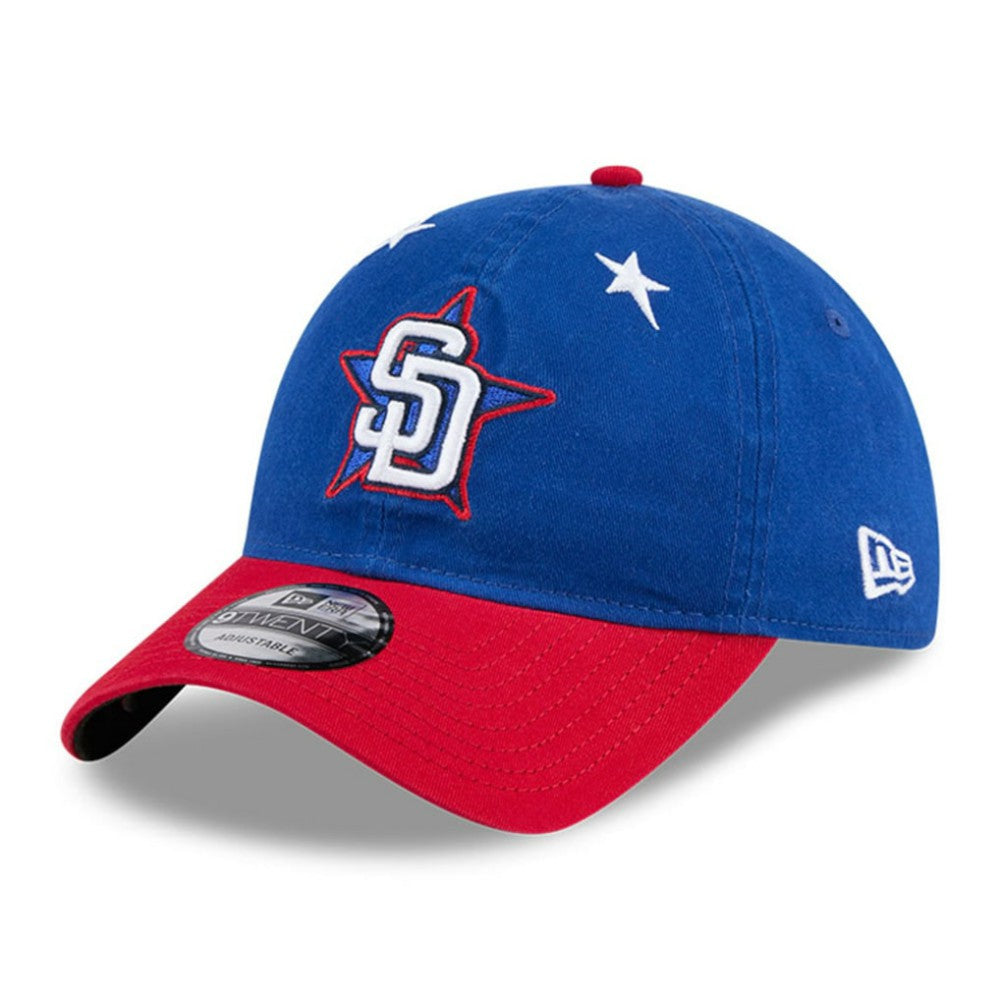 San Diego Padres 2025 MLB All-Star Game Workout 9TWENTY Adjustable Hat Blue/Red