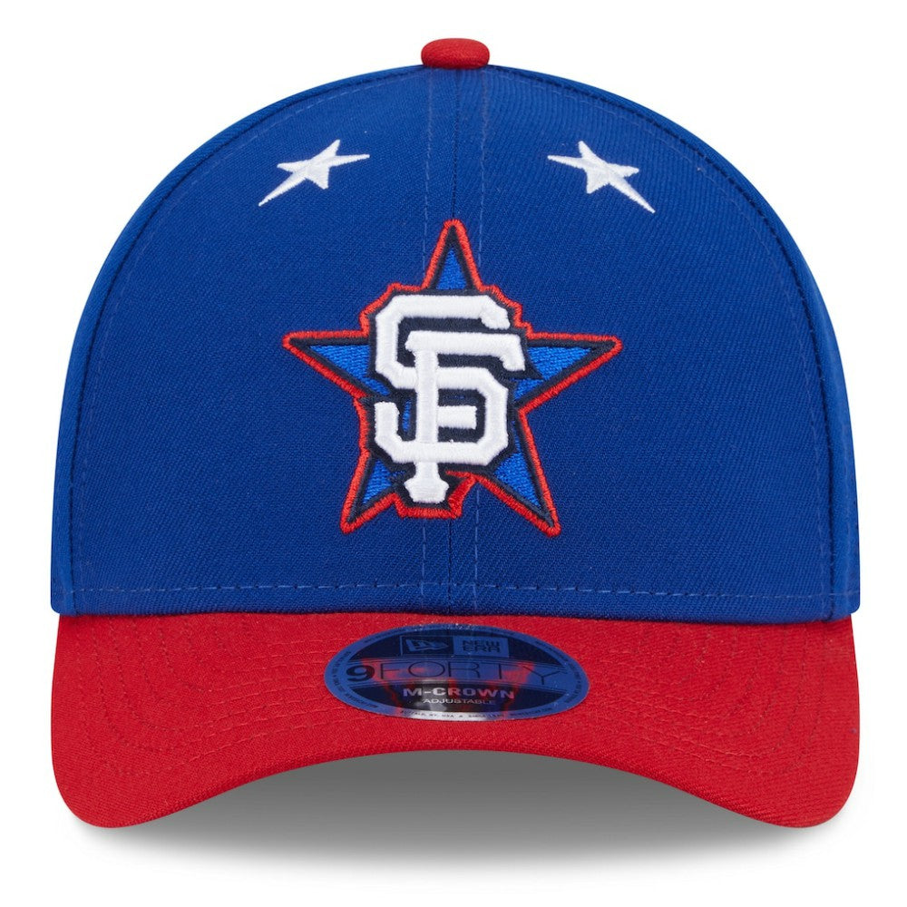 San Francisco Giants 2025 MLB All-Star Game Workout 9FORTY M-Crown Adjustable Hat Blue/Red