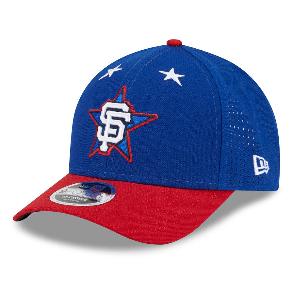 San Francisco Giants 2025 MLB All-Star Game Workout 9FORTY M-Crown Adjustable Hat Blue/Red