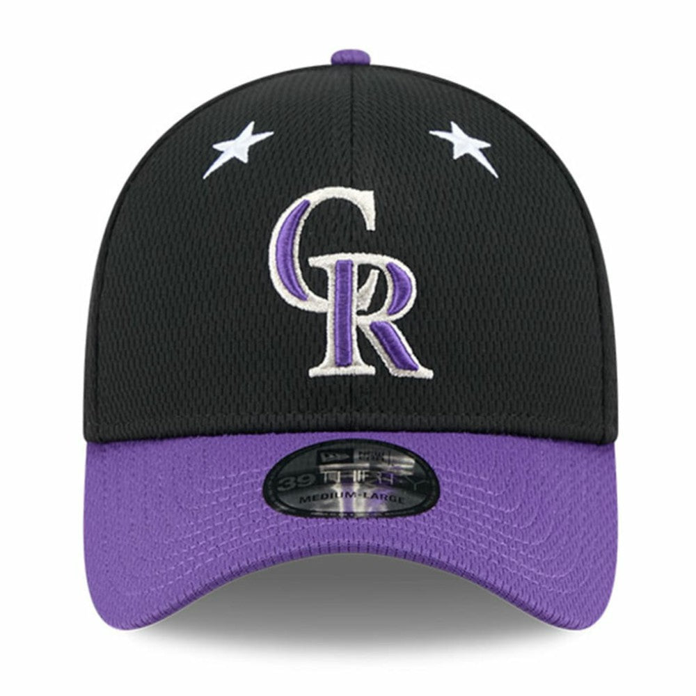 Colorado Rockies 2025 MLB All-Star Game 39THIRTY Flex Hat Black/Purple