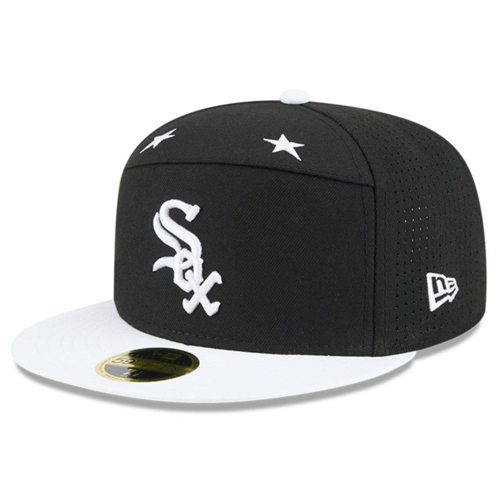 Chicago White Sox 2025 MLB All-Star Game Side Patch 59FIFTY Fitted Hat Black/White