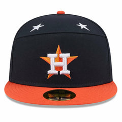 Houston Astros 2025 MLB All-Star Game Side Patch 59FIFTY Fitted Hat Navy/Orange