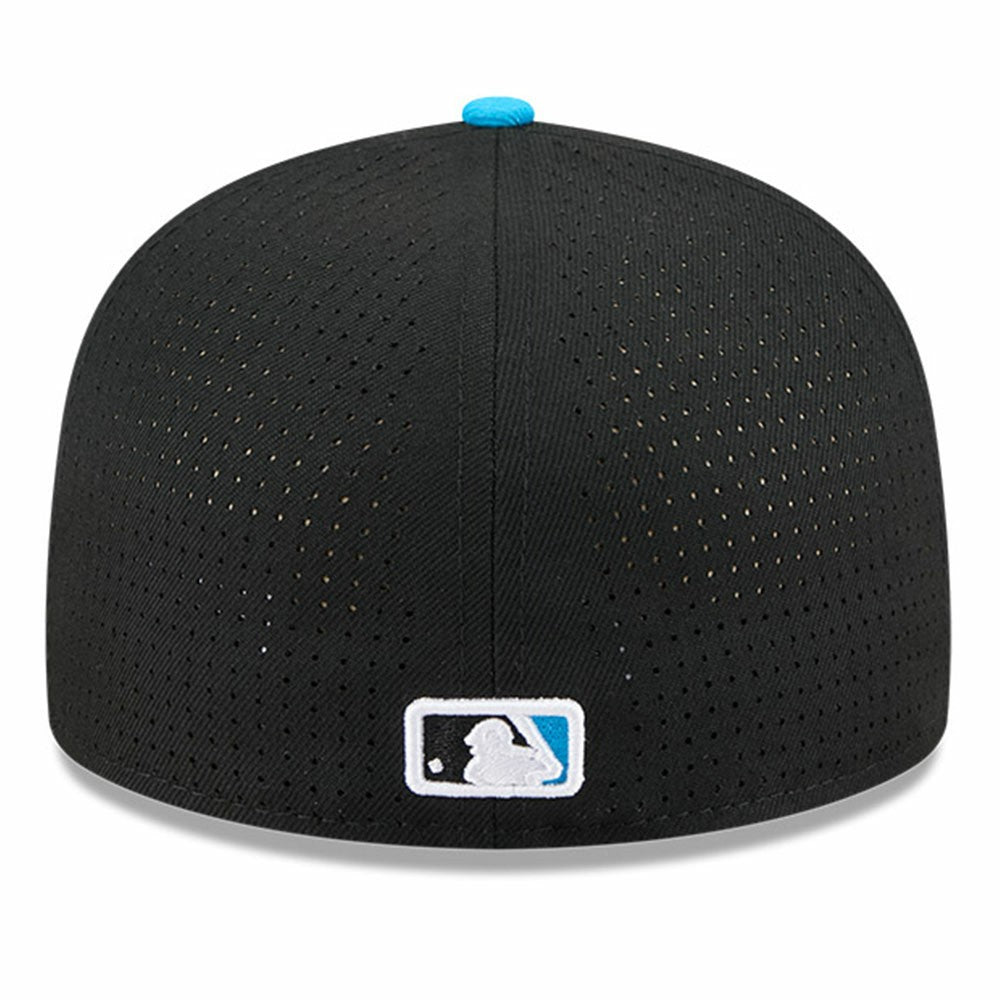 Miami Marlins 2025 MLB All-Star Game Side Patch 59FIFTY Fitted Hat Black/Blue