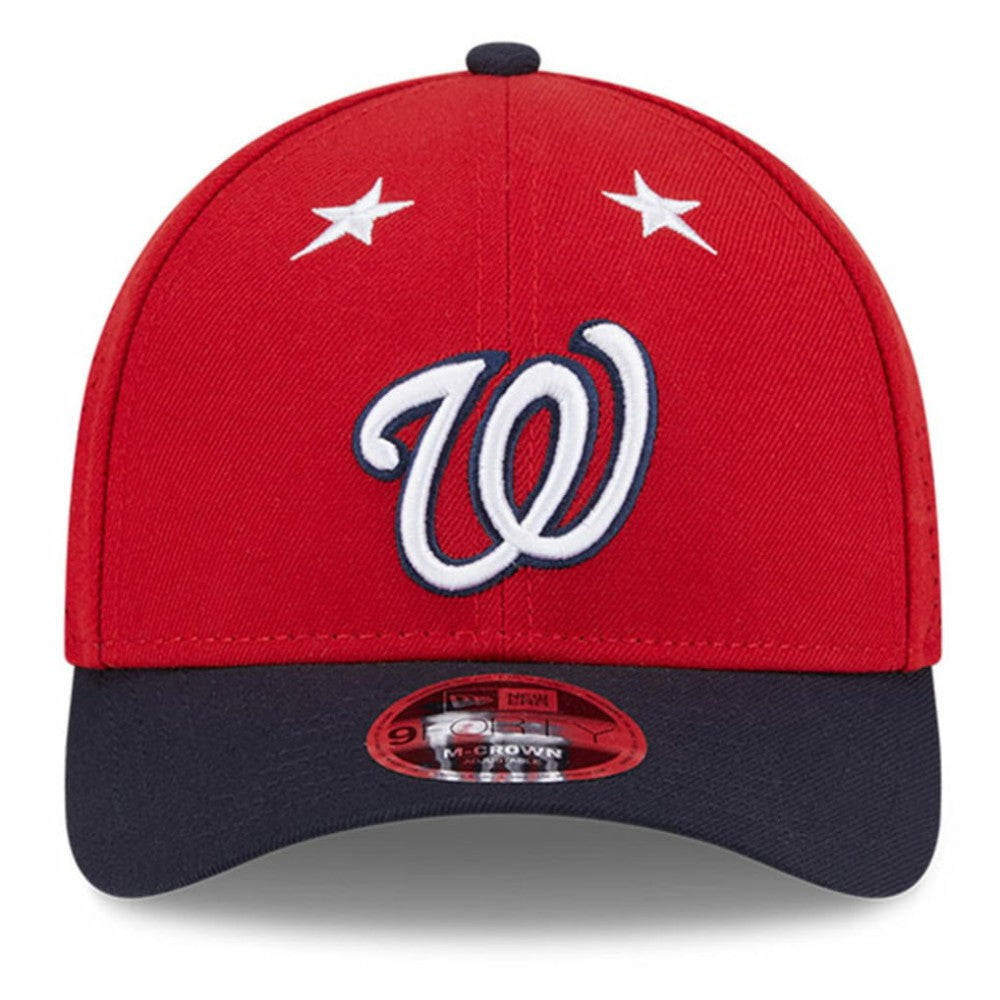 Washington Nationals 2025 MLB All-Star Game 9FORTY M-Crown Adjustable Hat Red/Navy
