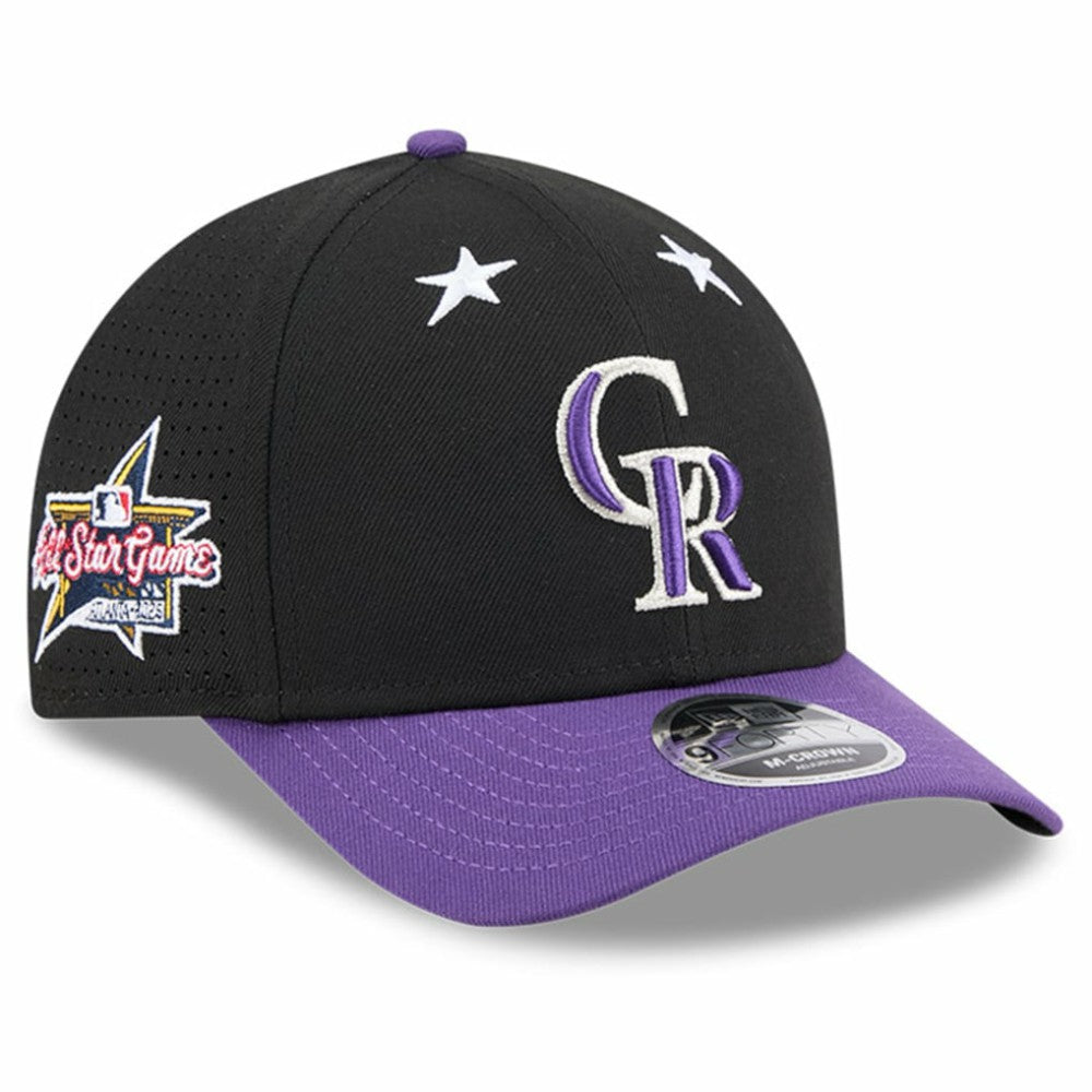 Colorado Rockies 2025 MLB All-Star Game 9FORTY M-Crown Adjustable Hat Black/Purple