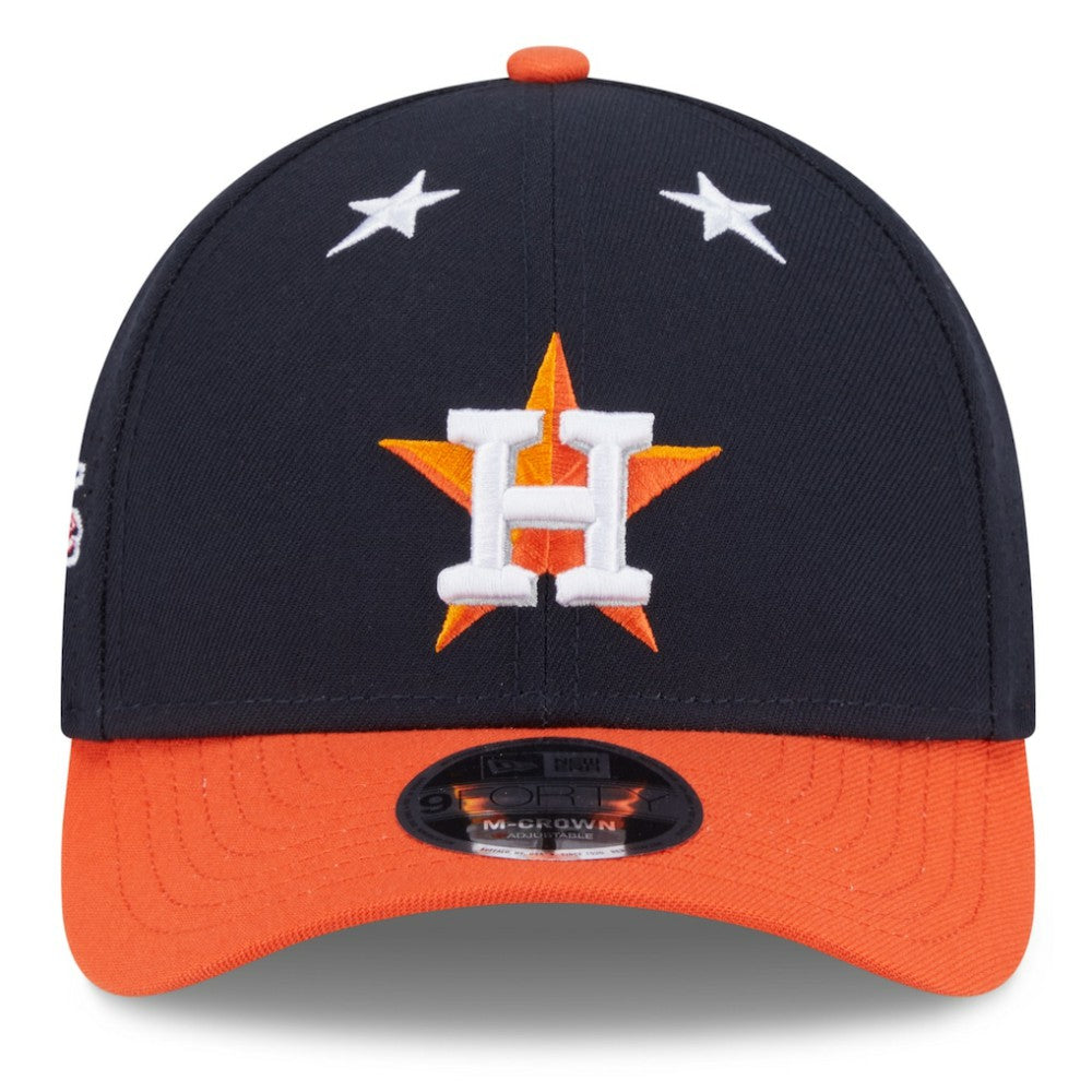 Houston Astros 2025 MLB All-Star Game 9FORTY M-Crown Adjustable Hat Navy/Orange