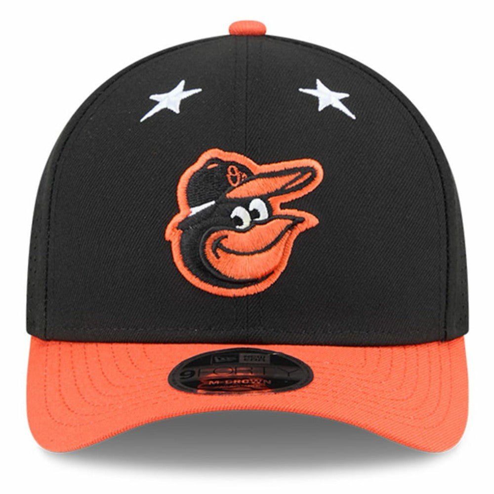 Baltimore Orioles 2025 MLB All-Star Game 9FORTY M-Crown Adjustable Hat Black/Orange