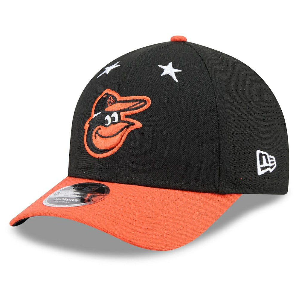 Baltimore Orioles 2025 MLB All-Star Game 9FORTY M-Crown Adjustable Hat Black/Orange