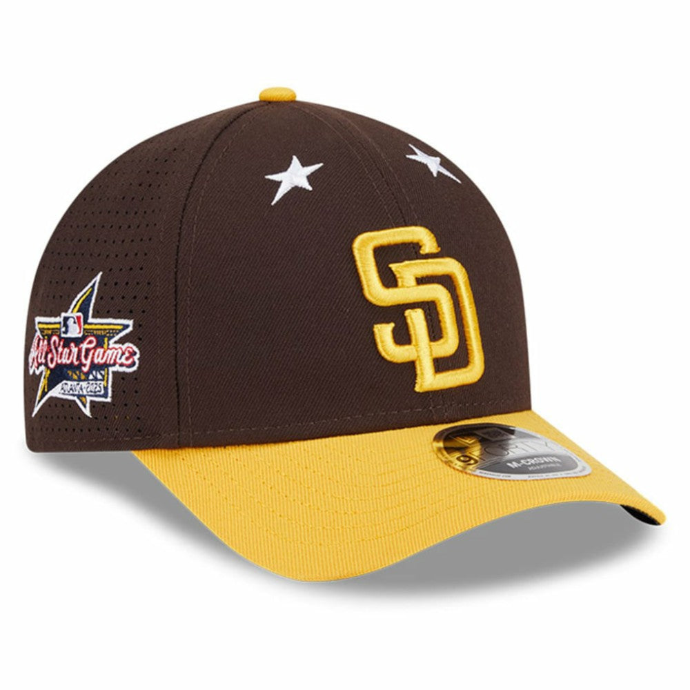 San Diego Padres 2025 MLB All-Star Game 9FORTY M-Crown Adjustable Hat Brown/Gold