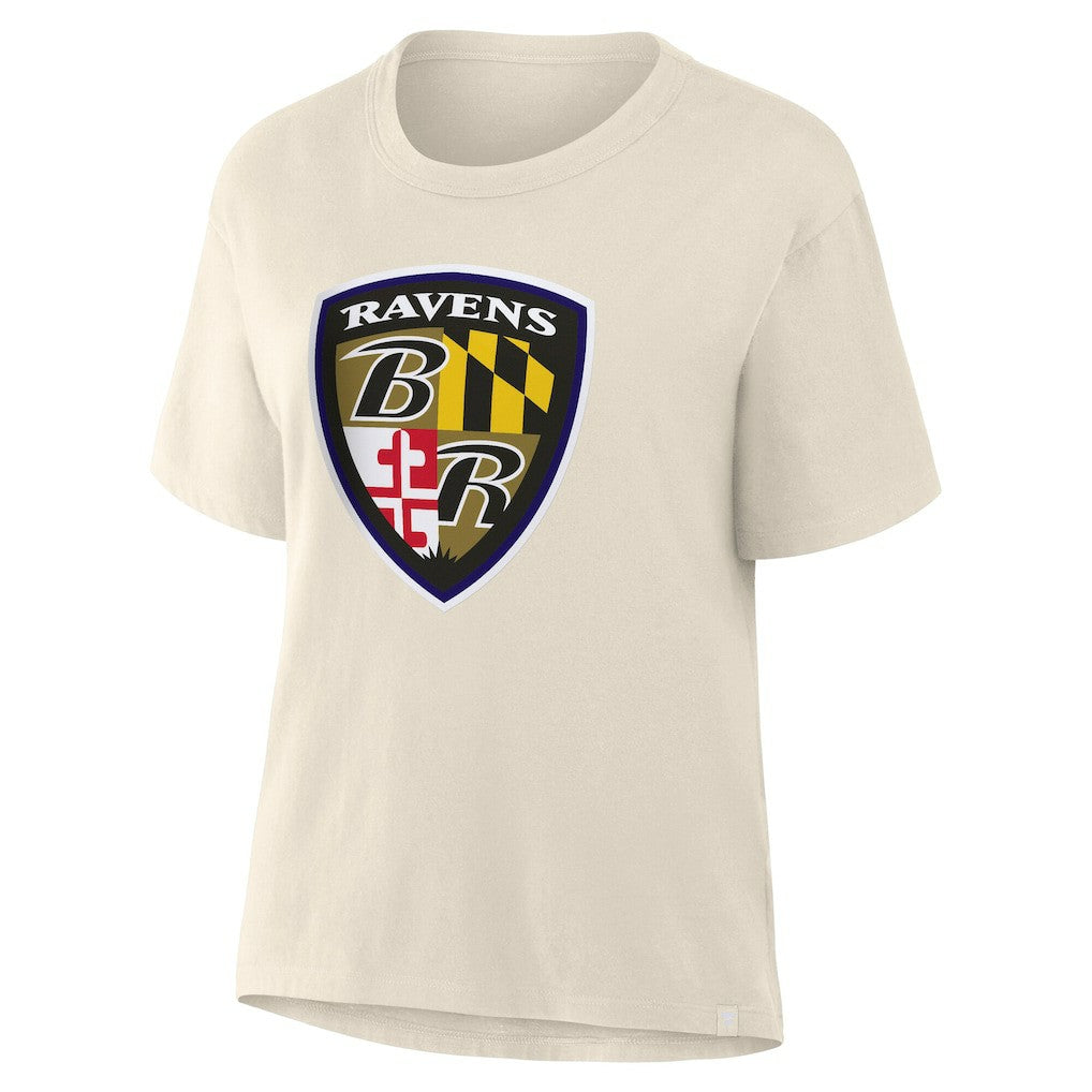 Baltimore Ravens Women's Dove Legacy T-Shirt - Cream outlet