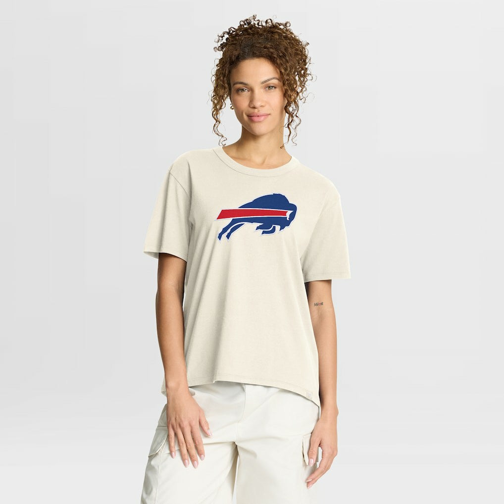 Buffalo Bills Women's Dove Legacy T-Shirt - Cream on sale