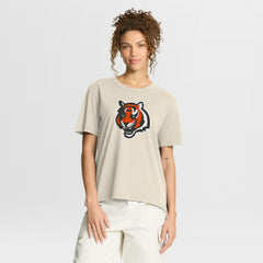 Cincinnati Bengals Women's Dove Legacy T-Shirt - Cream sale