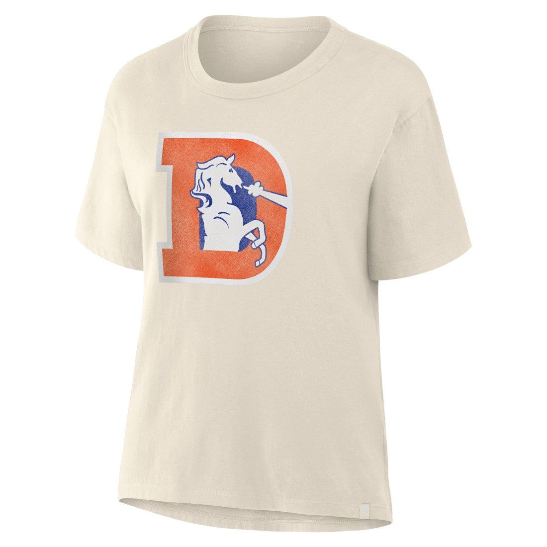 Denver Broncos Women's Dove Legacy T-Shirt - Cream for sale