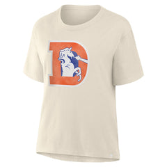 Denver Broncos Women's Dove Legacy T-Shirt - Cream for sale
