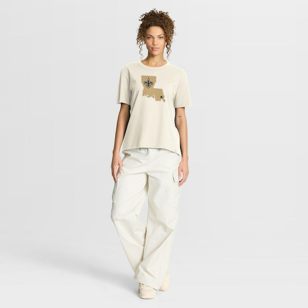 New Orleans Saints Women's Dove Legacy T-Shirt - Cream sale