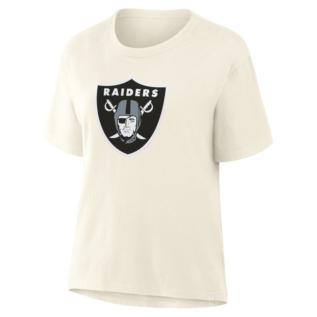 Las Vegas Raiders Women's Dove Legacy T-Shirt - Cream on sale