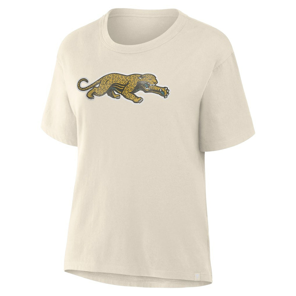 Jacksonville Jaguars Women's Dove Legacy T-Shirt - Cream on sale