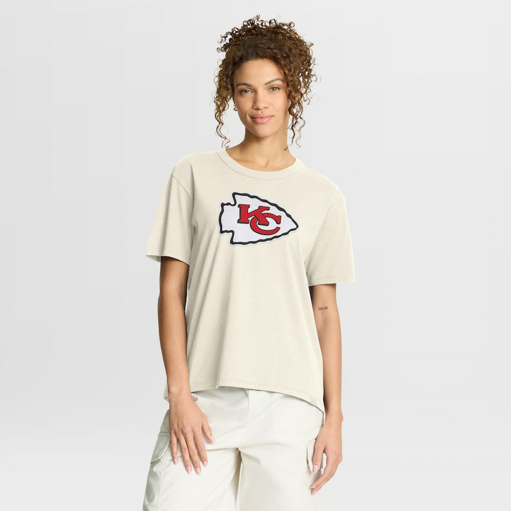 Kansas City Chiefs Women's Dove Legacy T-Shirt - Cream outlet