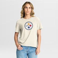 Pittsburgh Steelers Women's Dove Legacy T-Shirt - Cream outlet