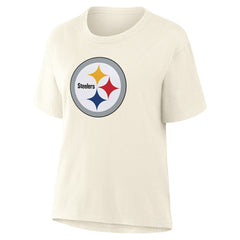 Pittsburgh Steelers Women's Dove Legacy T-Shirt - Cream outlet