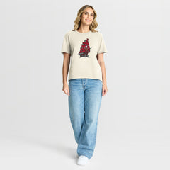Tampa Bay Buccaneers Women's Dove Legacy T-Shirt - Cream on sale
