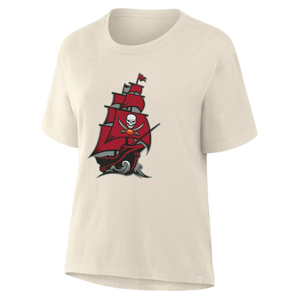 Tampa Bay Buccaneers Women's Dove Legacy T-Shirt - Cream on sale