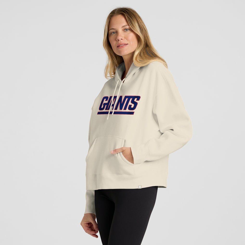 New York Giants Women's Dove Legacy Pullover Hoodie - Cream discount