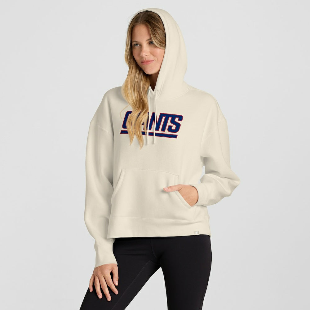 New York Giants Women's Dove Legacy Pullover Hoodie - Cream discount