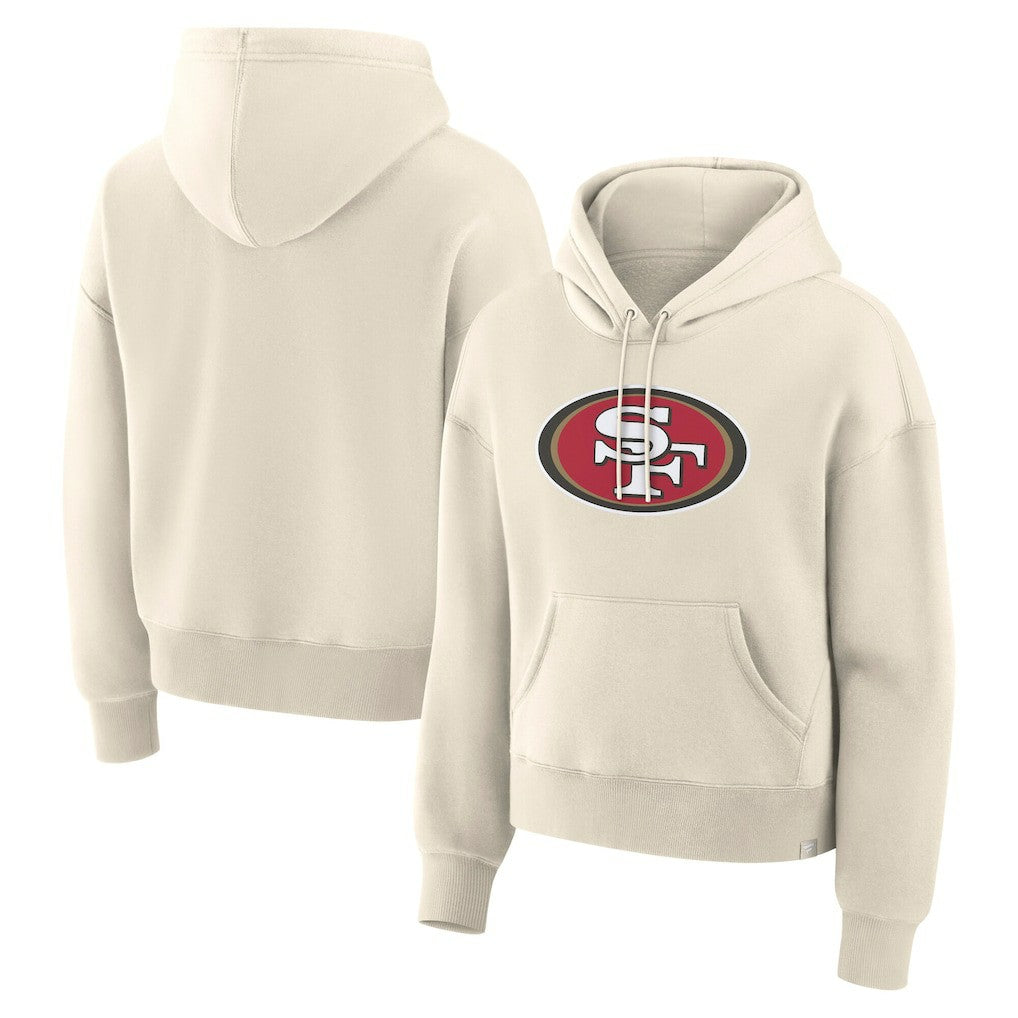 San Francisco 49ers Women's Dove Legacy Pullover Hoodie - Cream online