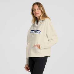 Seattle Seahawks Women's Dove Legacy Pullover Hoodie - Cream outlet