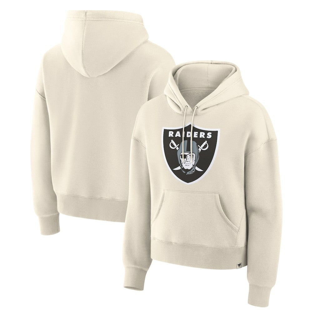 Las Vegas Raiders Women's Dove Legacy Pullover Hoodie - Cream for sale